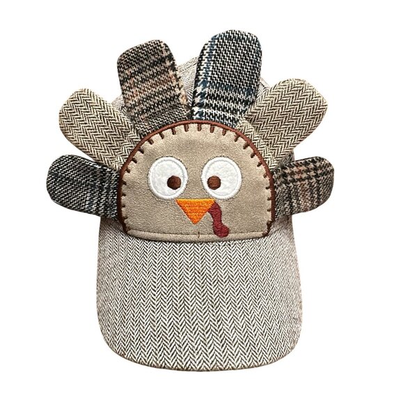Rising Star Toddler Hat Turkey Thanksgiving Brown Baseball Cap Adjustable - Picture 1 of 8